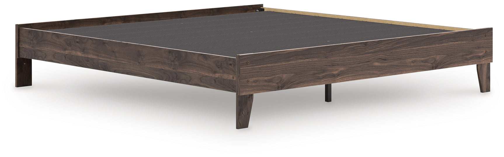 Calverson Brown King Platform Bed