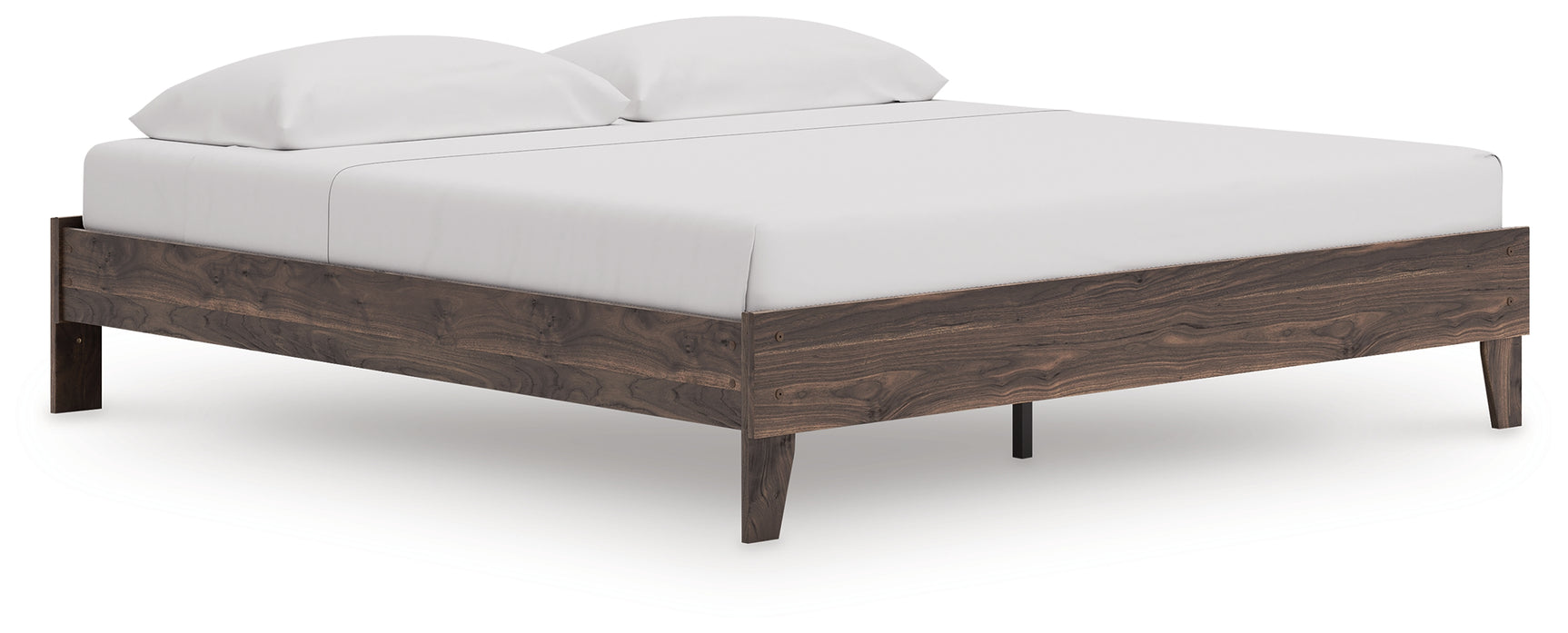 Calverson Brown King Platform Bed
