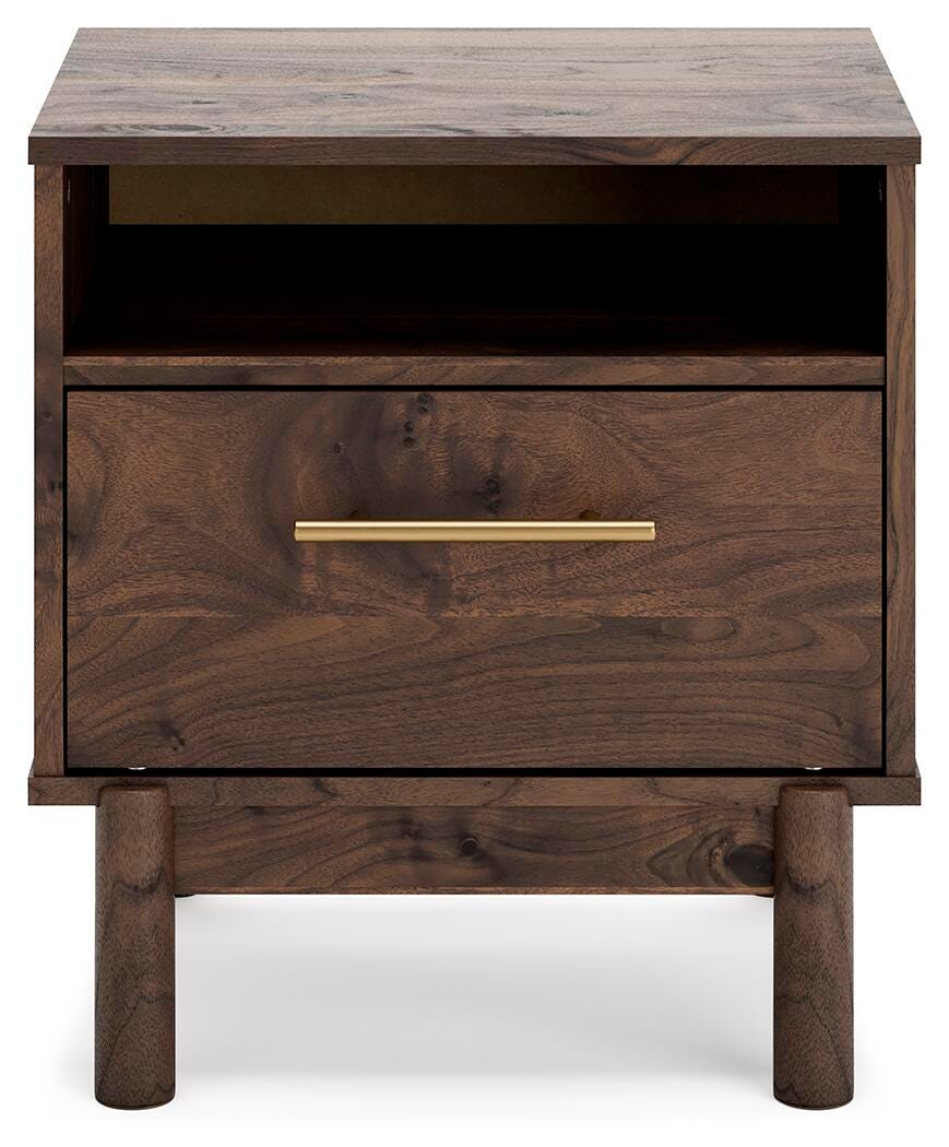 Calverson Mocha Nightstand view 6