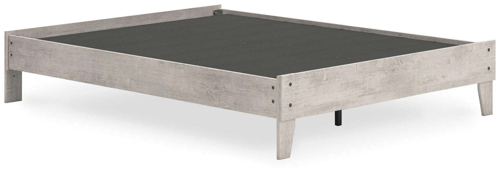 Shawburn Queen Whitewash Platform Bed