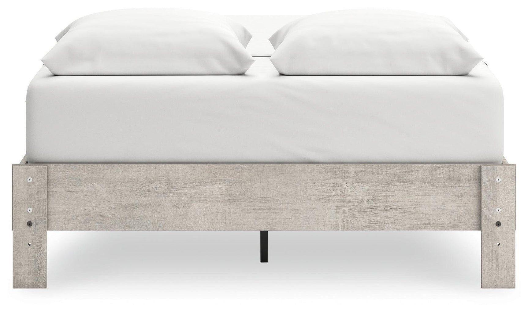 Shawburn Queen Whitewash Platform Bed