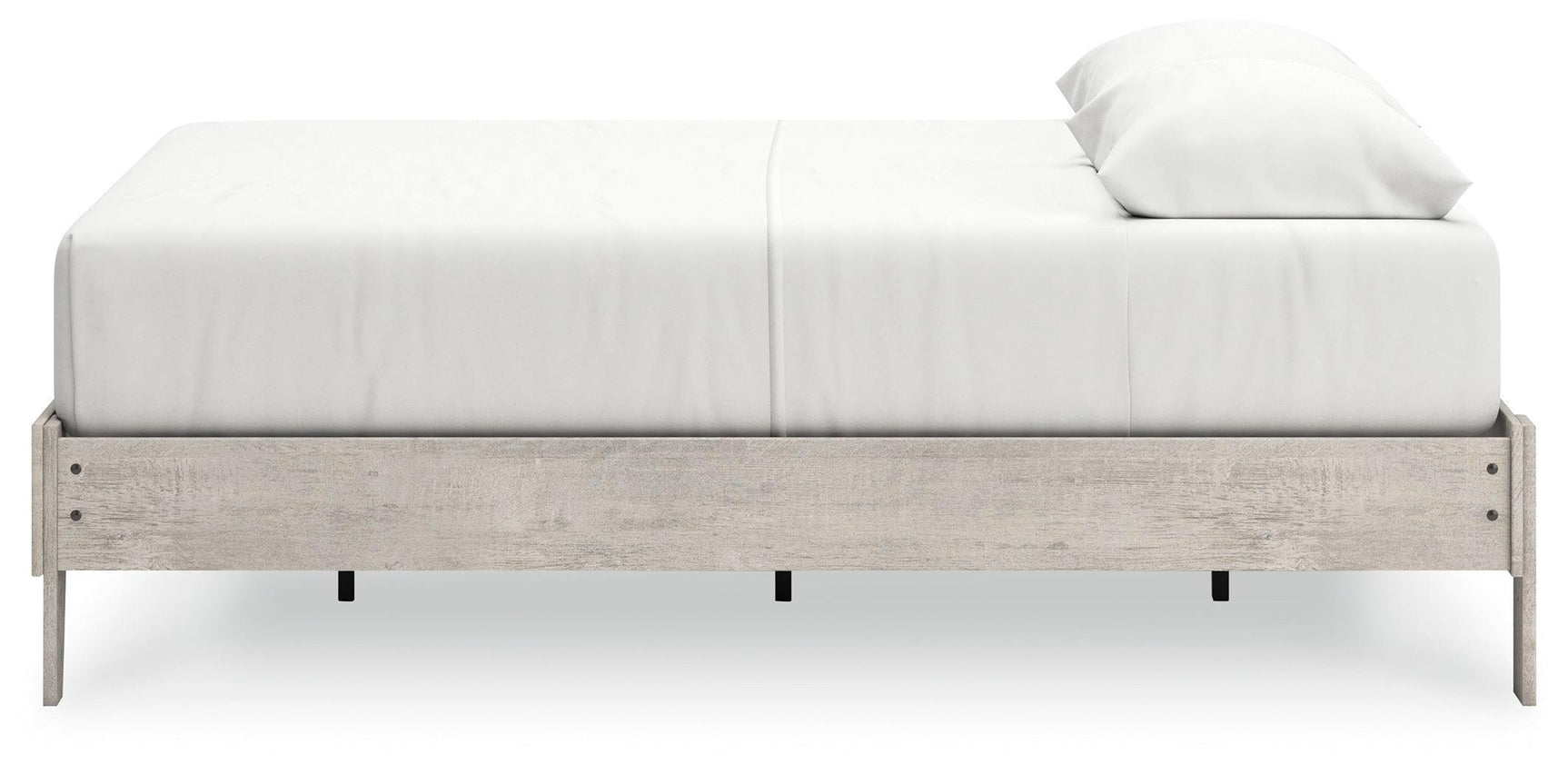 Shawburn Queen Whitewash Platform Bed