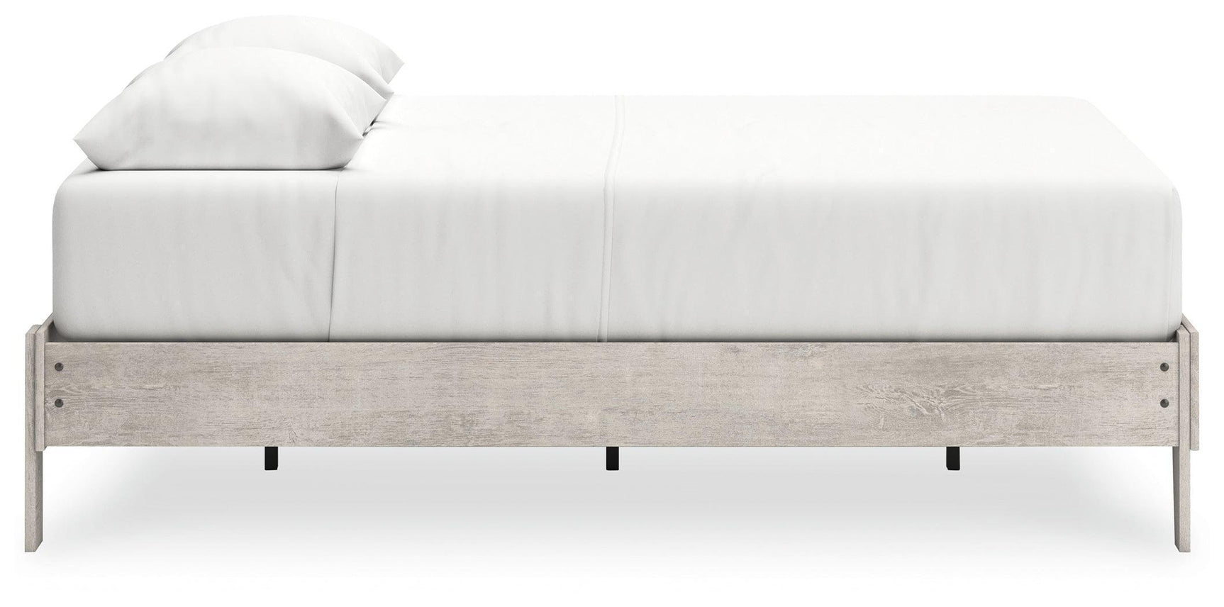 Shawburn Queen Whitewash Platform Bed