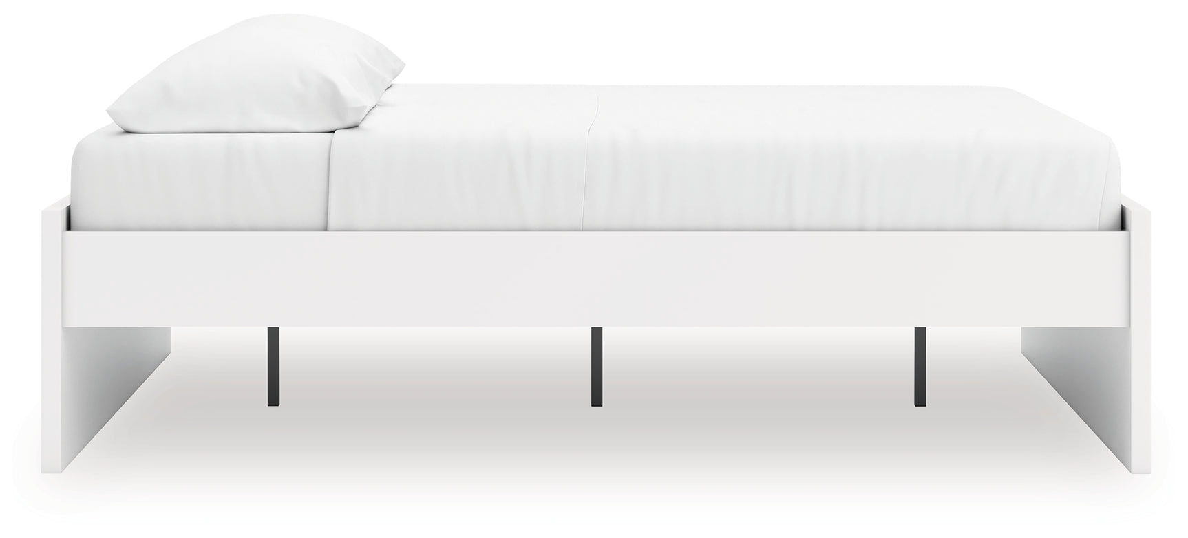Onita White King Platform Bed