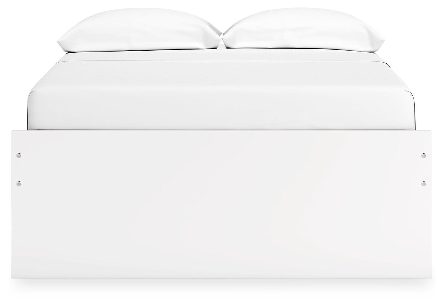 Onita White Full Platform Bed