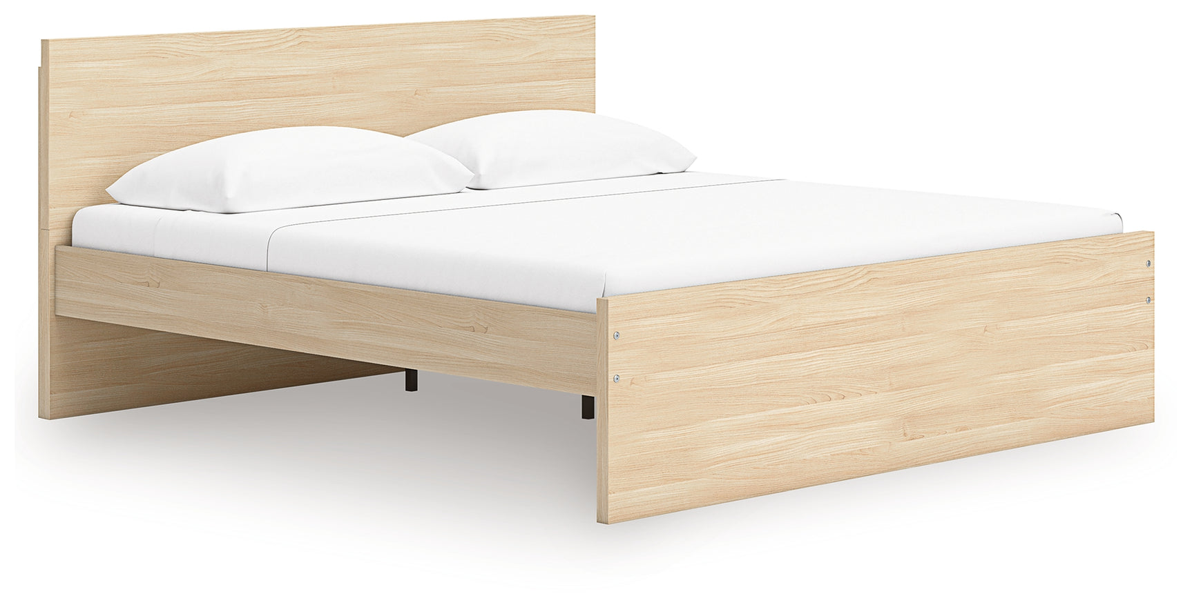 Onita Natural Queen Panel Platform Bed