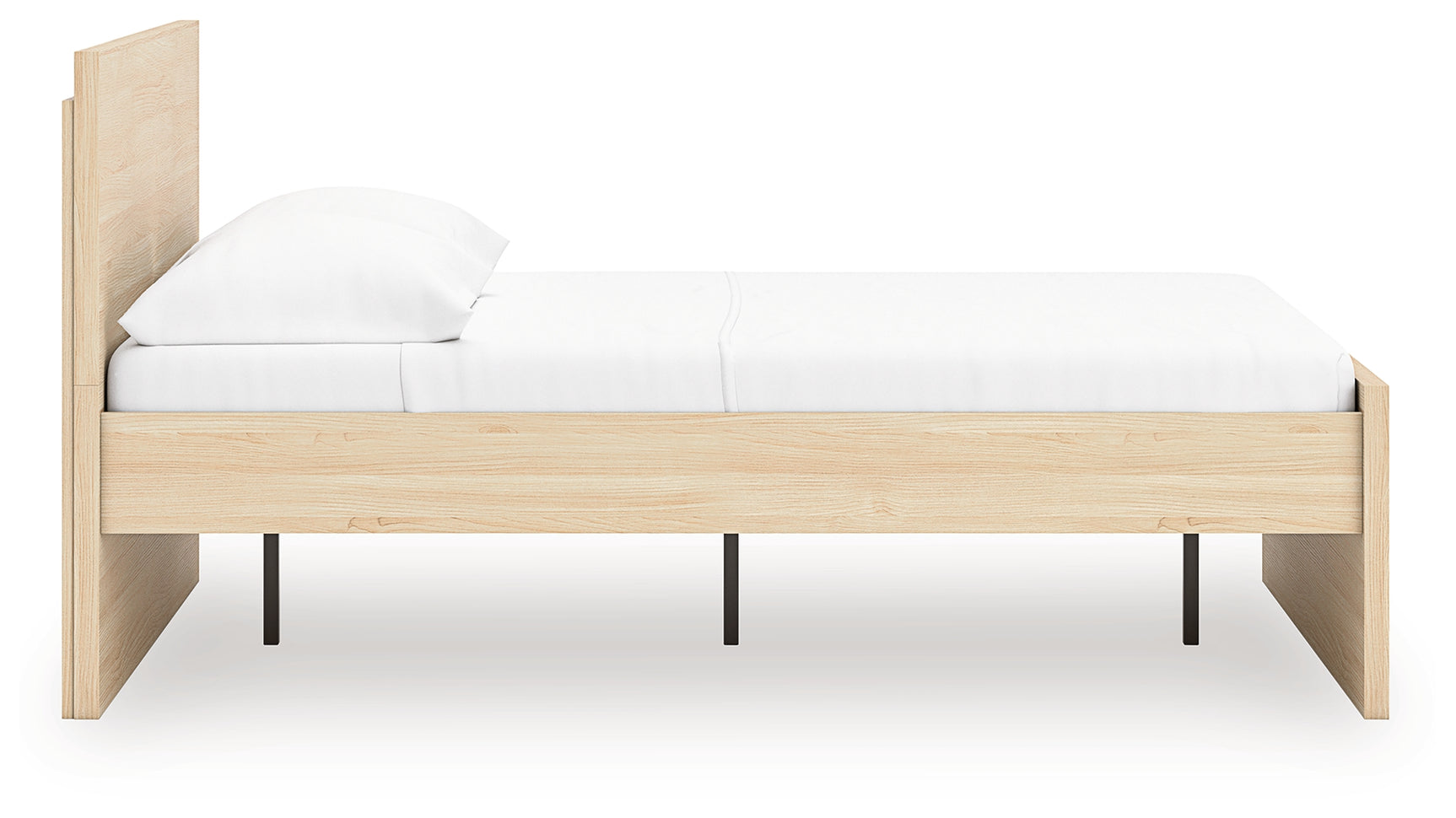 Onita Natural Full Panel Platform Bed