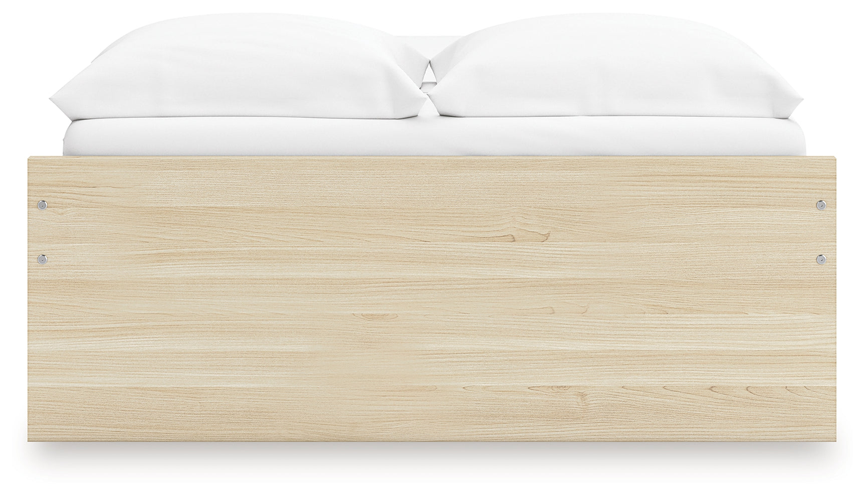 Onita Natural Full Platform Bed with 2 Side Storage