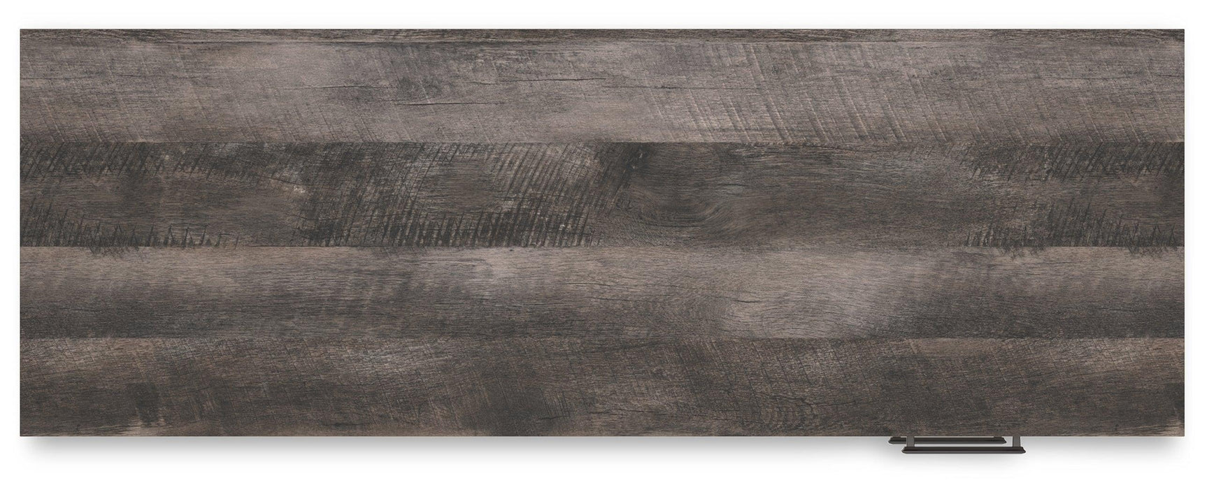 Shawburn Two-Tone 54" Home Office Desk in White and Dark Charcoal Gray