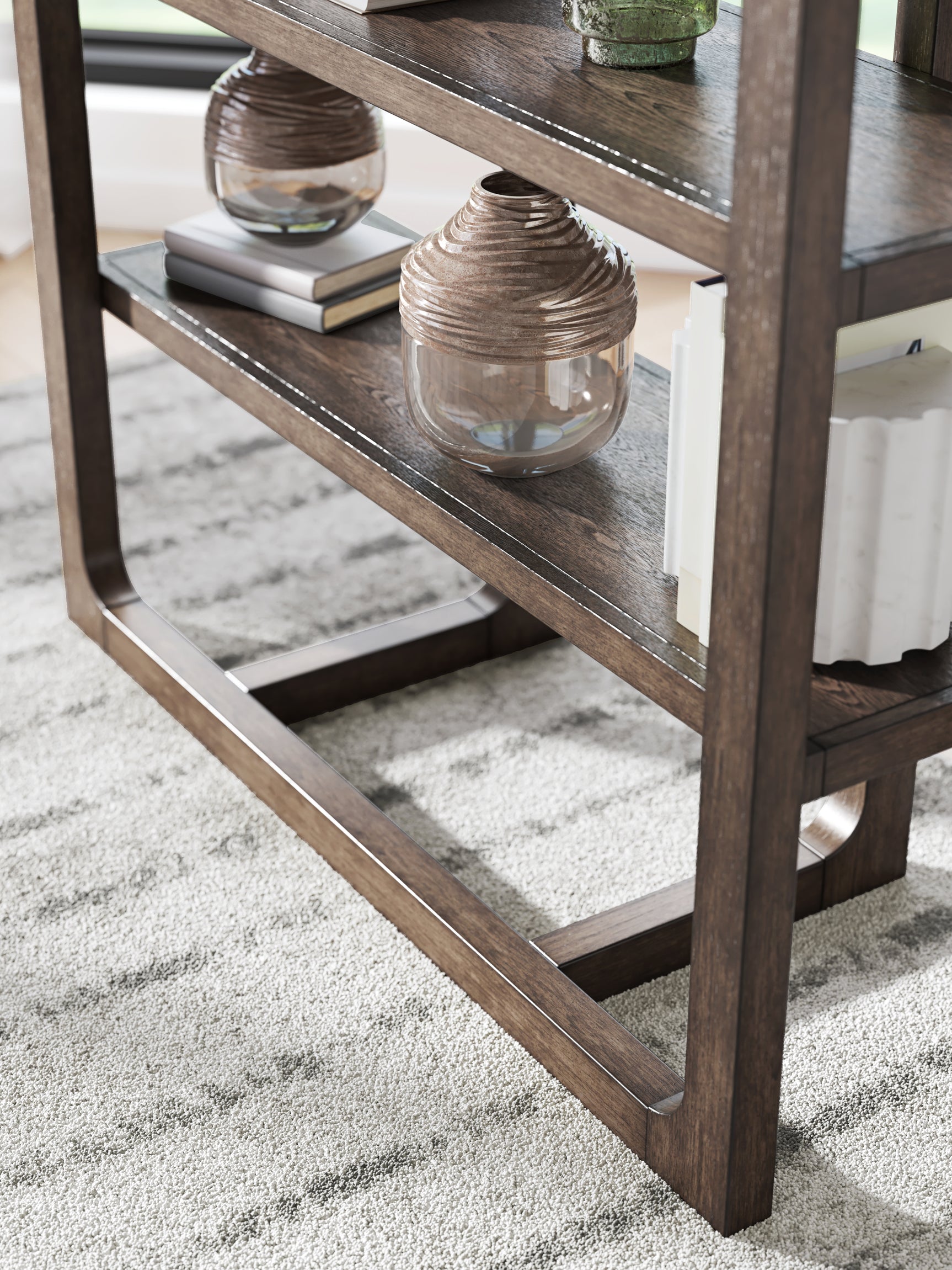 Breckington Dark Brown 76" Bookcase