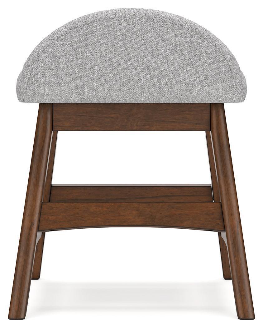 Lyncott Brown Home Office Desk With Chair And Storage