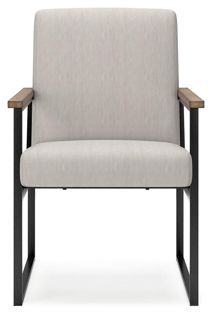 Montia Light Brown Home Office Desk with Chair and Storage