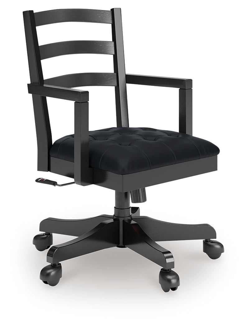 Wildenauer Black Home Office Desk Chair