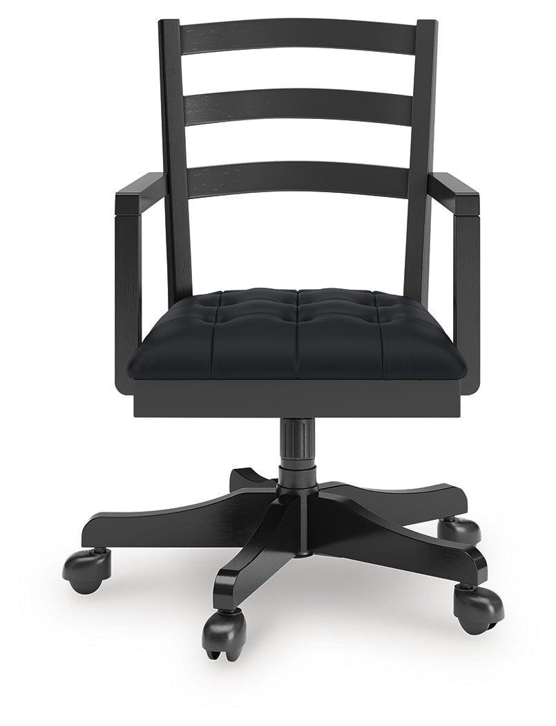 Wildenauer Black Home Office Desk Chair