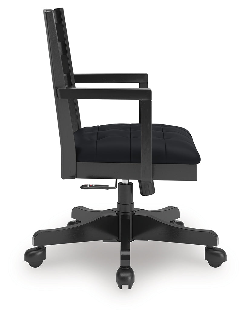 Wildenauer Black Home Office Desk Chair