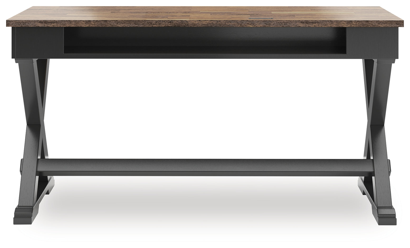 Wildenauer Brown/Black 60" Home Office Desk