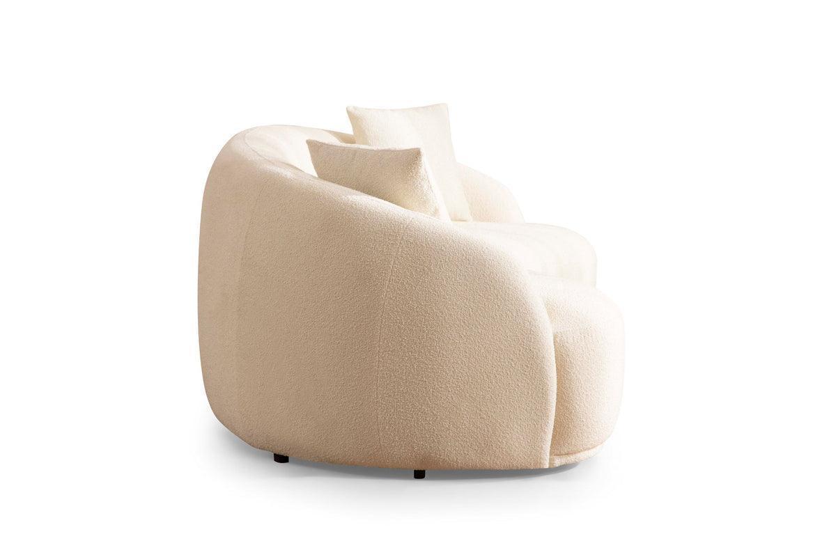 Emily Ivory Boucle Sofa 91" & Loveseat 81"