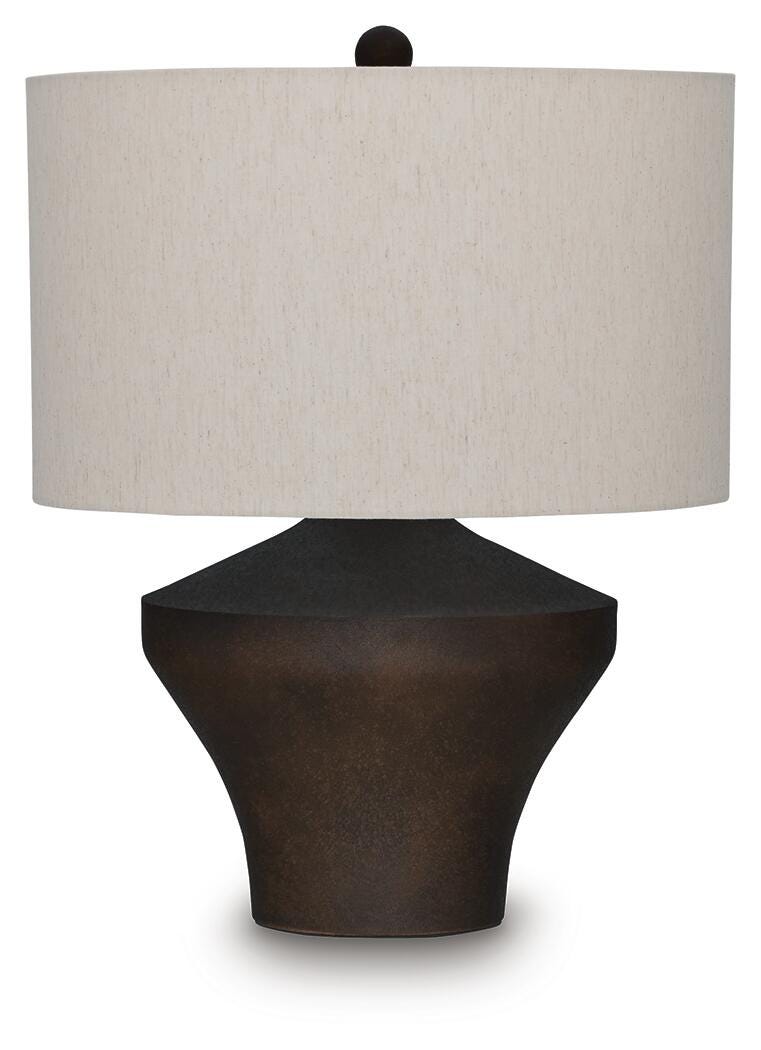Dolanham Distressed Brown Table Lamp