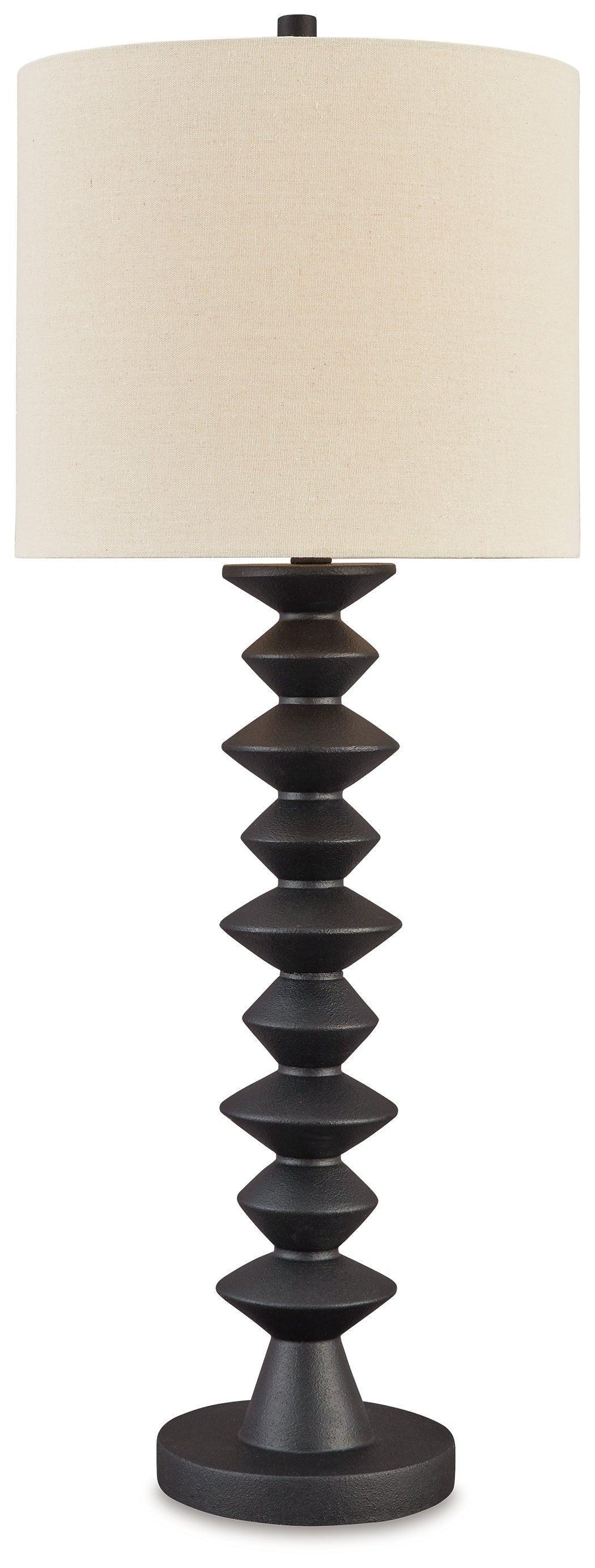 Luanndon Black 2-Piece Table Lamp Set