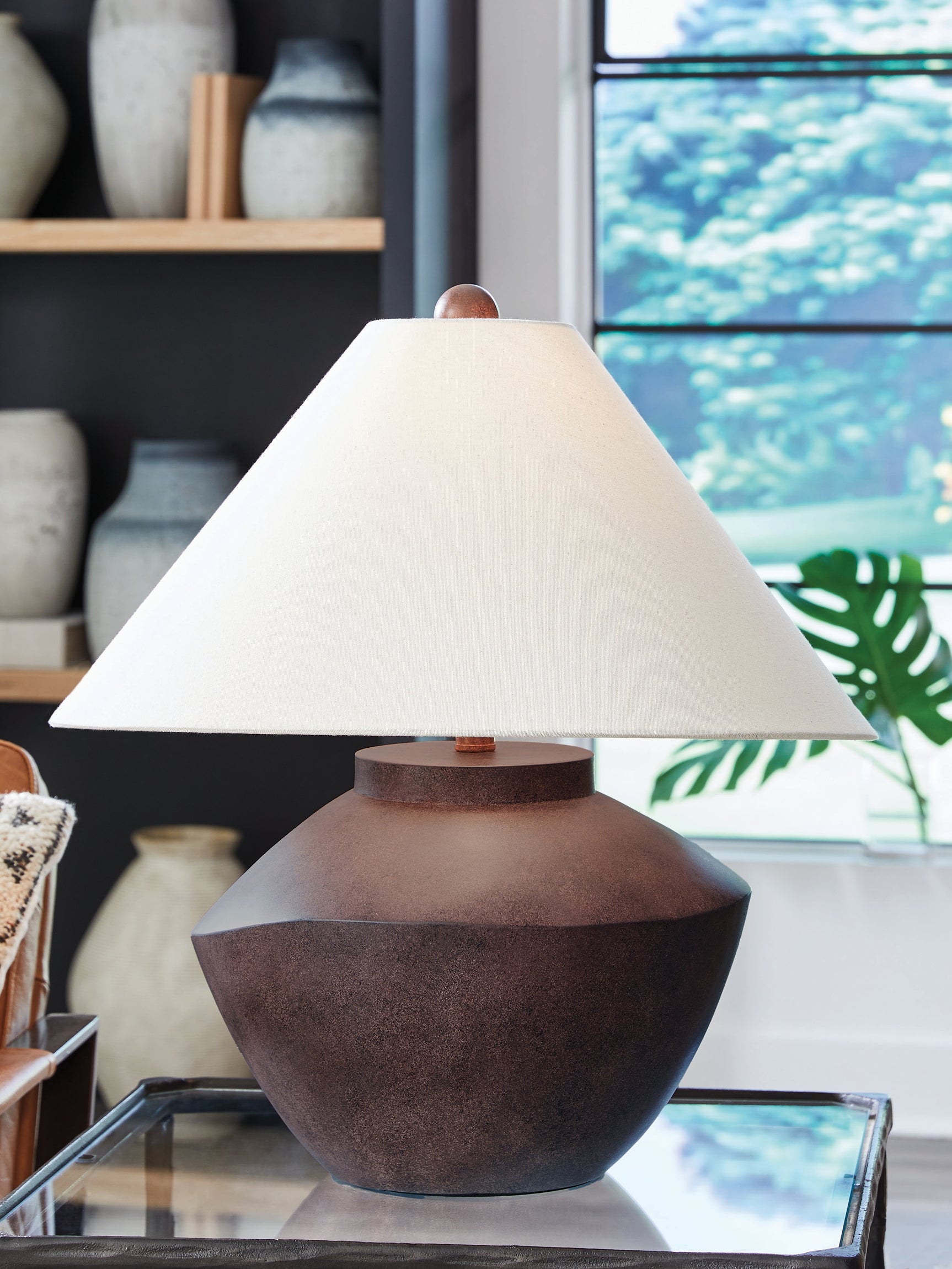 Honsworth Antique Brown Table Lamp