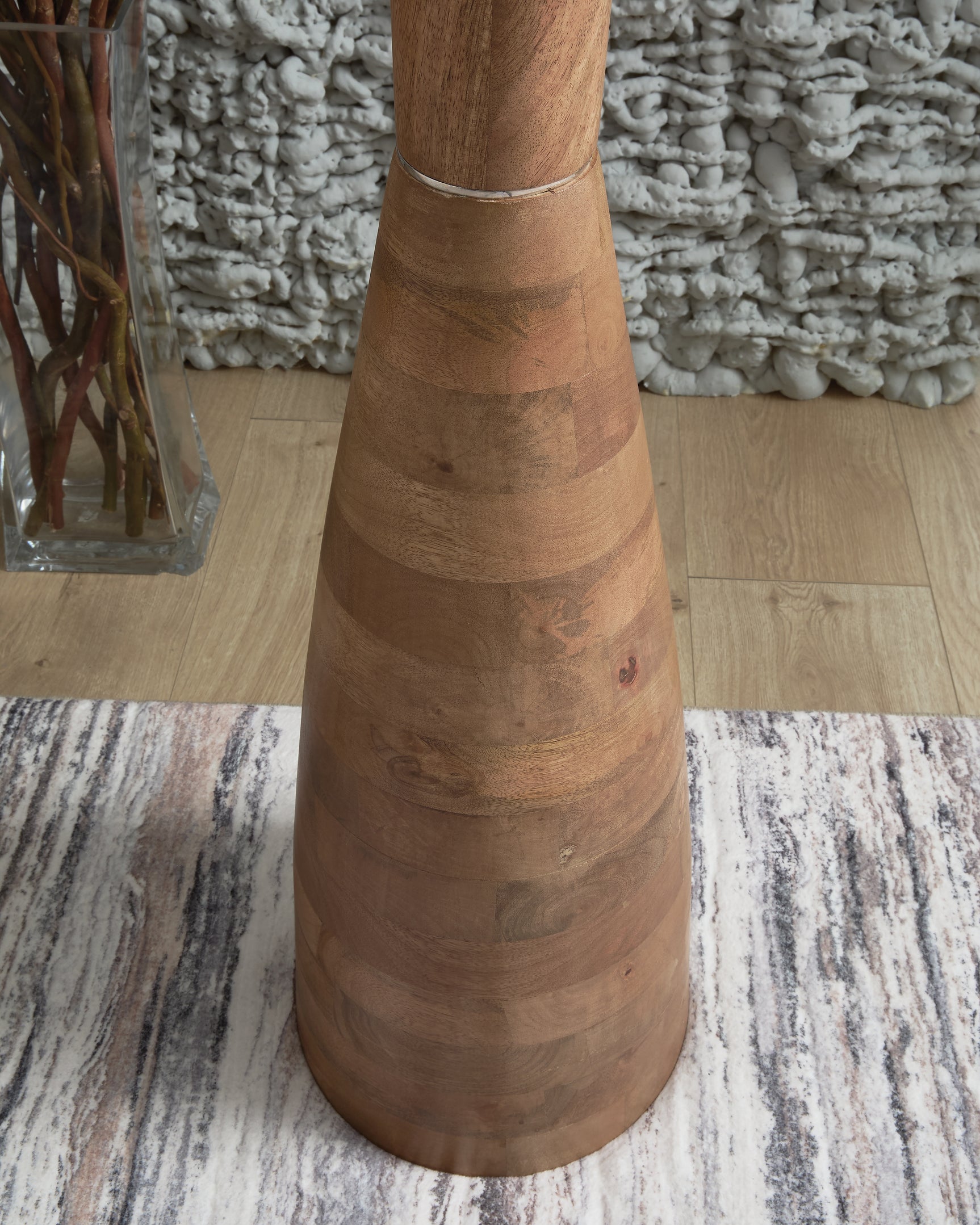 Ailsa Natural Brown Floor Lamp