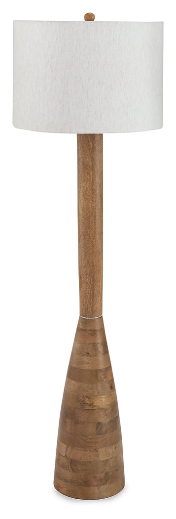 Ailsa Natural Brown Floor Lamp