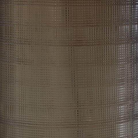 Dingerly Brown Glass Table Lamp with Frosted Base and Drum Shade