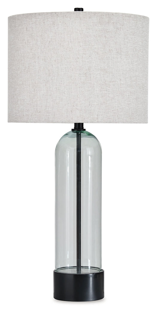 Kerrbrook Clear/Black Table Lamp