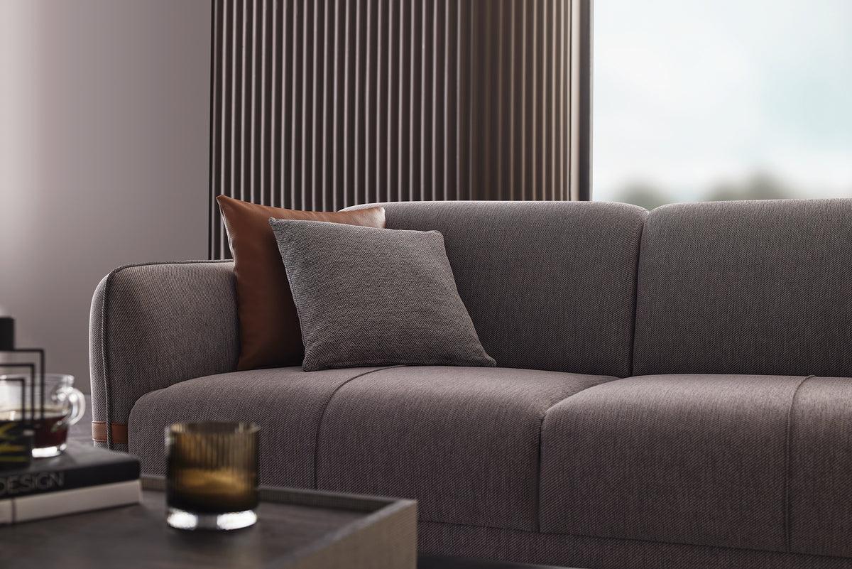 Linz Gray 3-Seater Sofa Bed - Ella Furniture