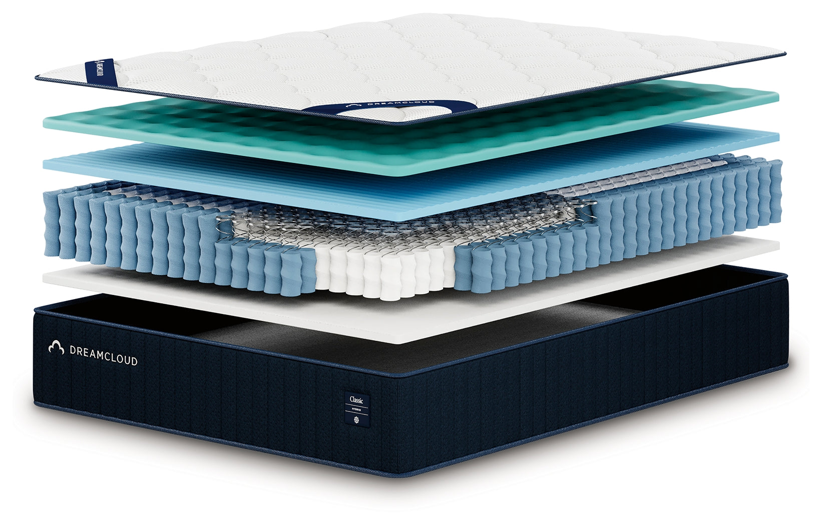 DreamCloud Classic Hybrid White Full Mattress