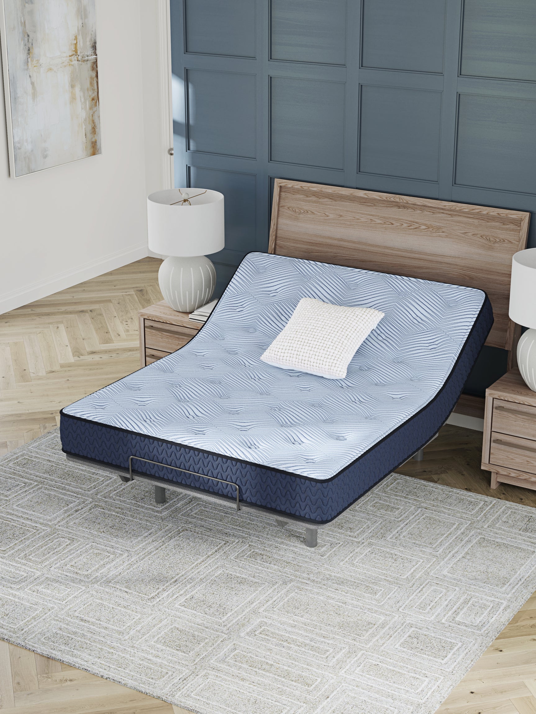 Peak 2.0 10 Hybrid Light Blue Full Mattress