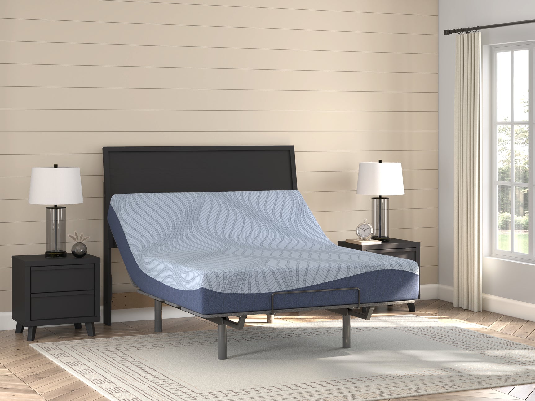 Peak 2.0 10 Memory Foam White Queen Mattress