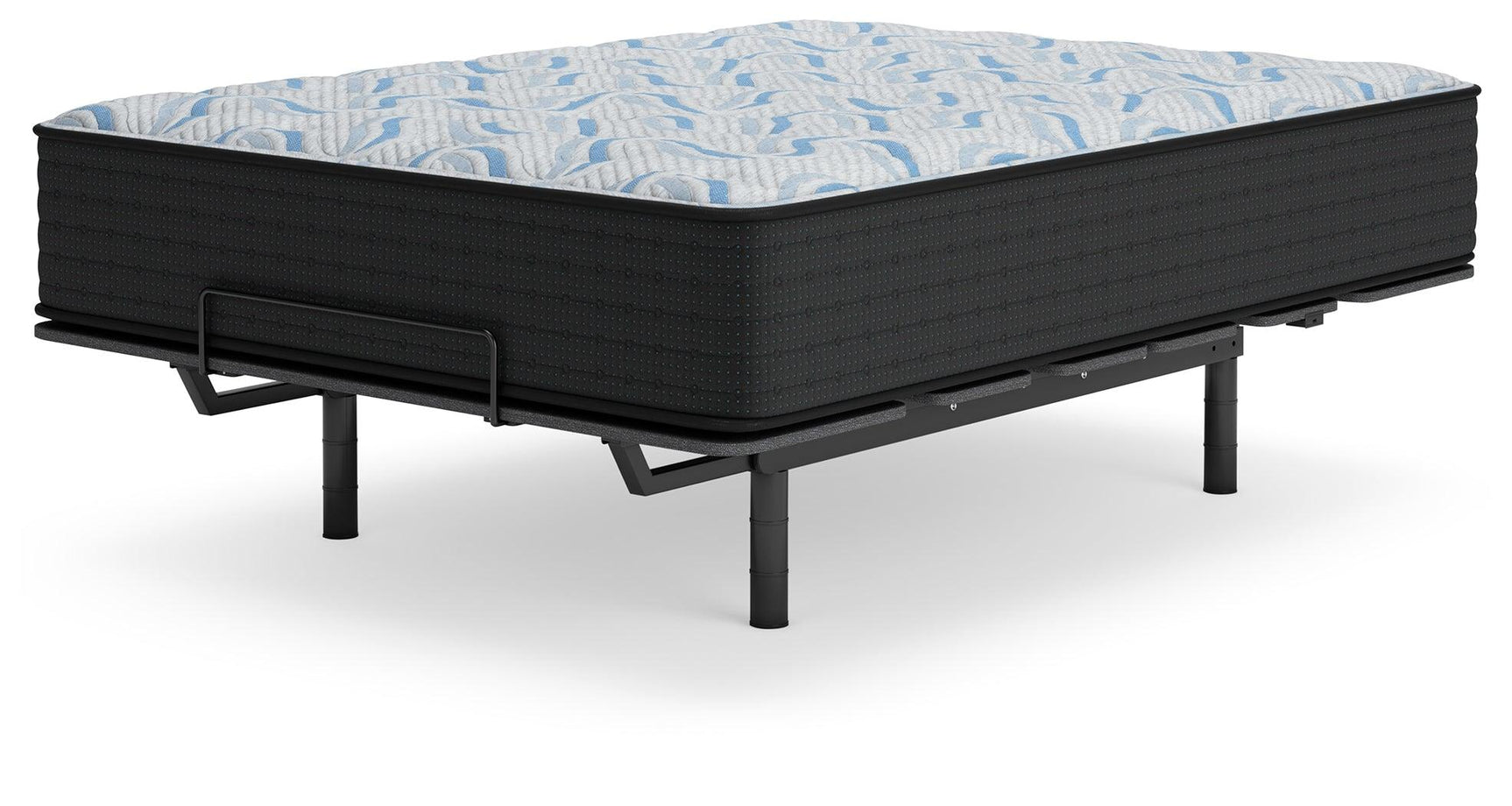 Elite Springs Firm Gray/Blue Queen Mattress