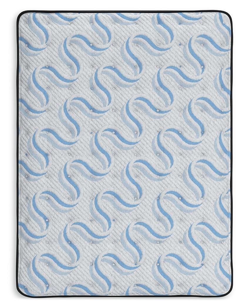 Elite Springs Plush Gray/Blue Full Mattress