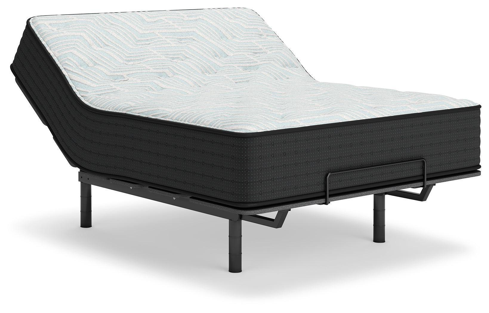 Palisades Plush Gray Blue Twin Mattress