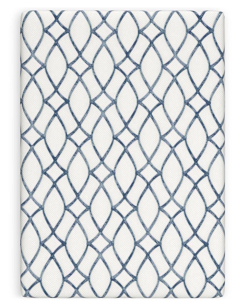 12 Inch Chime Elite 2.0 White Blue Queen Mattress