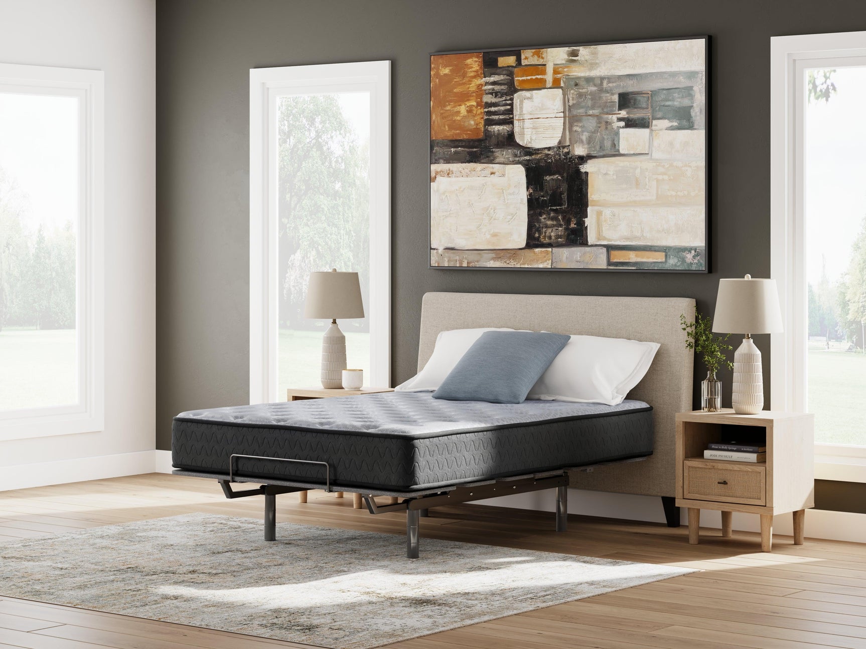 Comfort Plus Gray Full Mattress