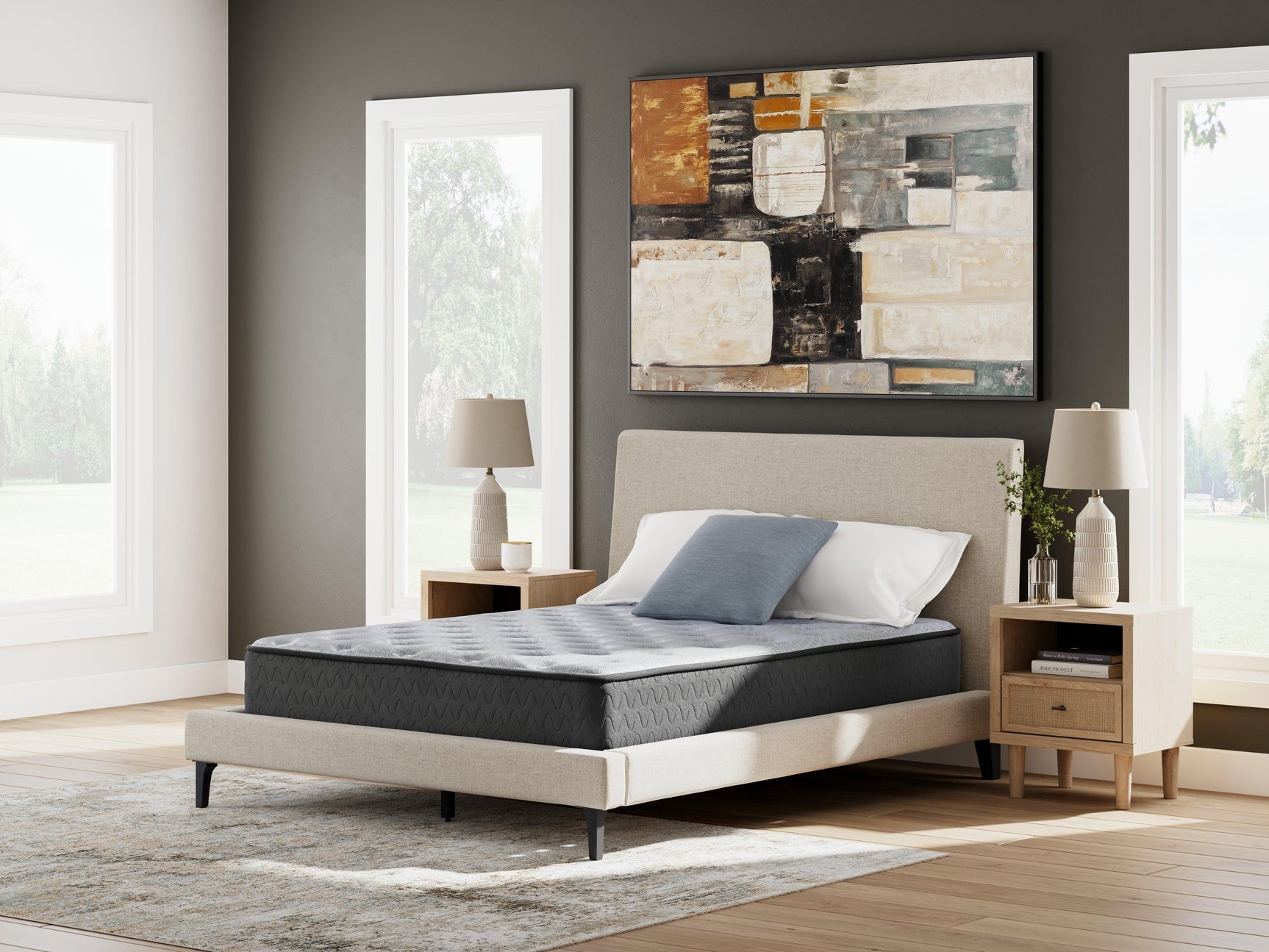 Comfort Plus Gray King Mattress