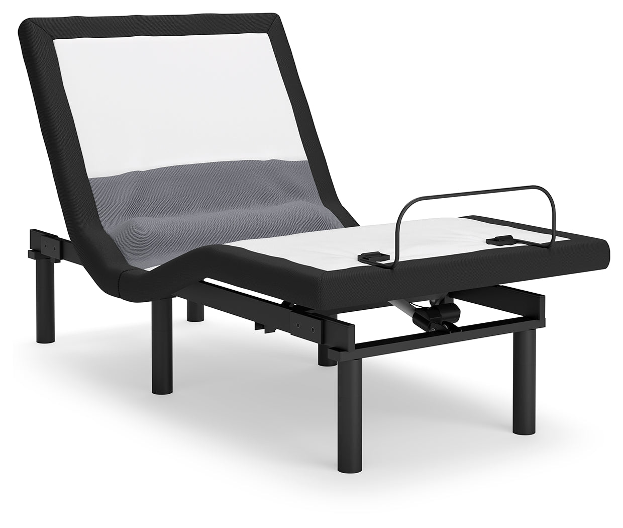 Best Base with Lumbar and Audio Charcoal Gray Twin XL Adjustable Base