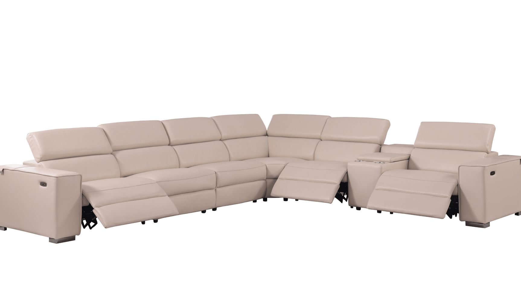 Picasso Beige 7-Piece Power Reclining Sectional