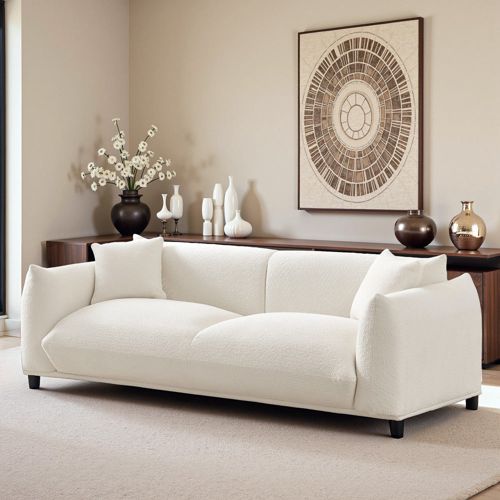 Veronica Cream Boucle Sofa