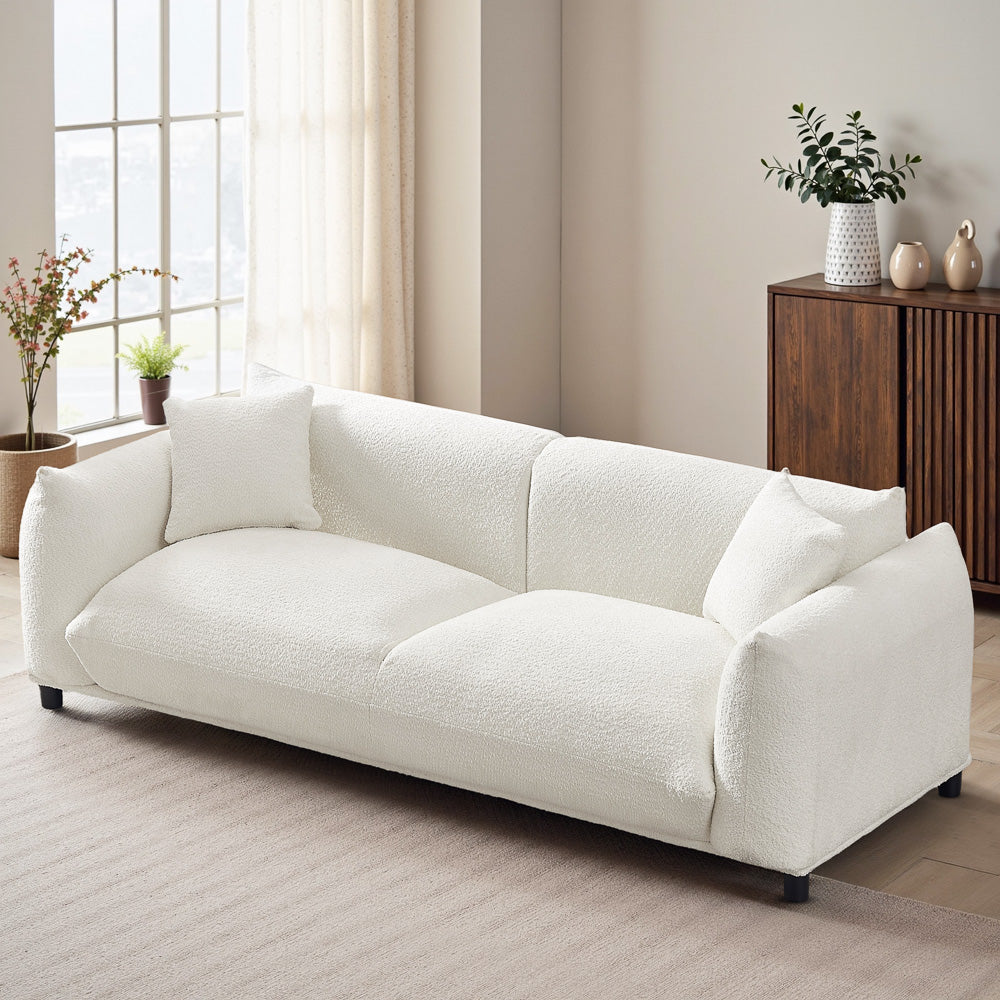 Veronica Cream Boucle Sofa