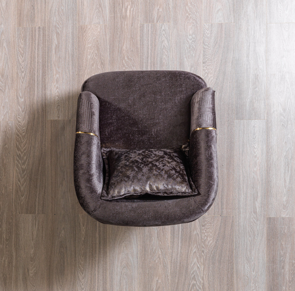 Ella Smoke Velvet Chair