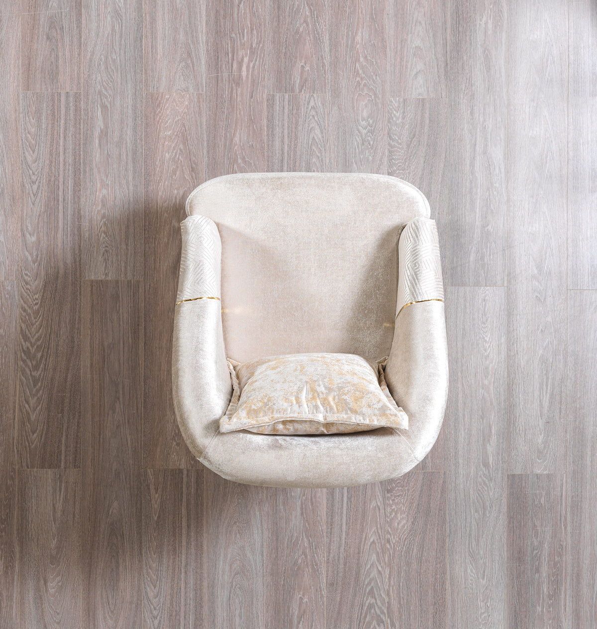 Ella Ivory Velvet Chair
