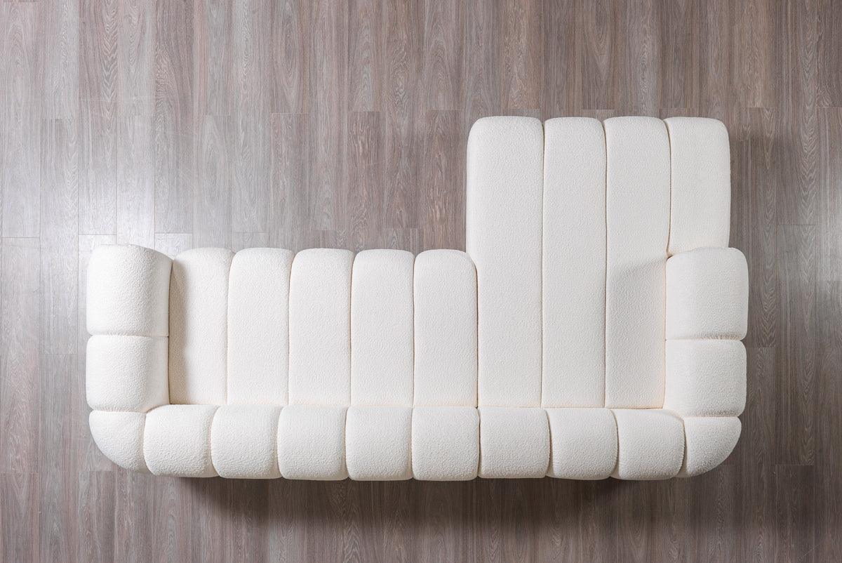 Lis Ivory Boucle LAF 115" Sectional view 7