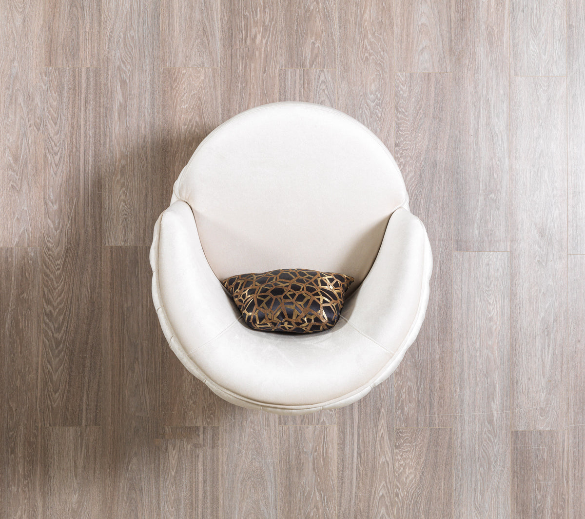 Scarlett Ivory Velvet Chair