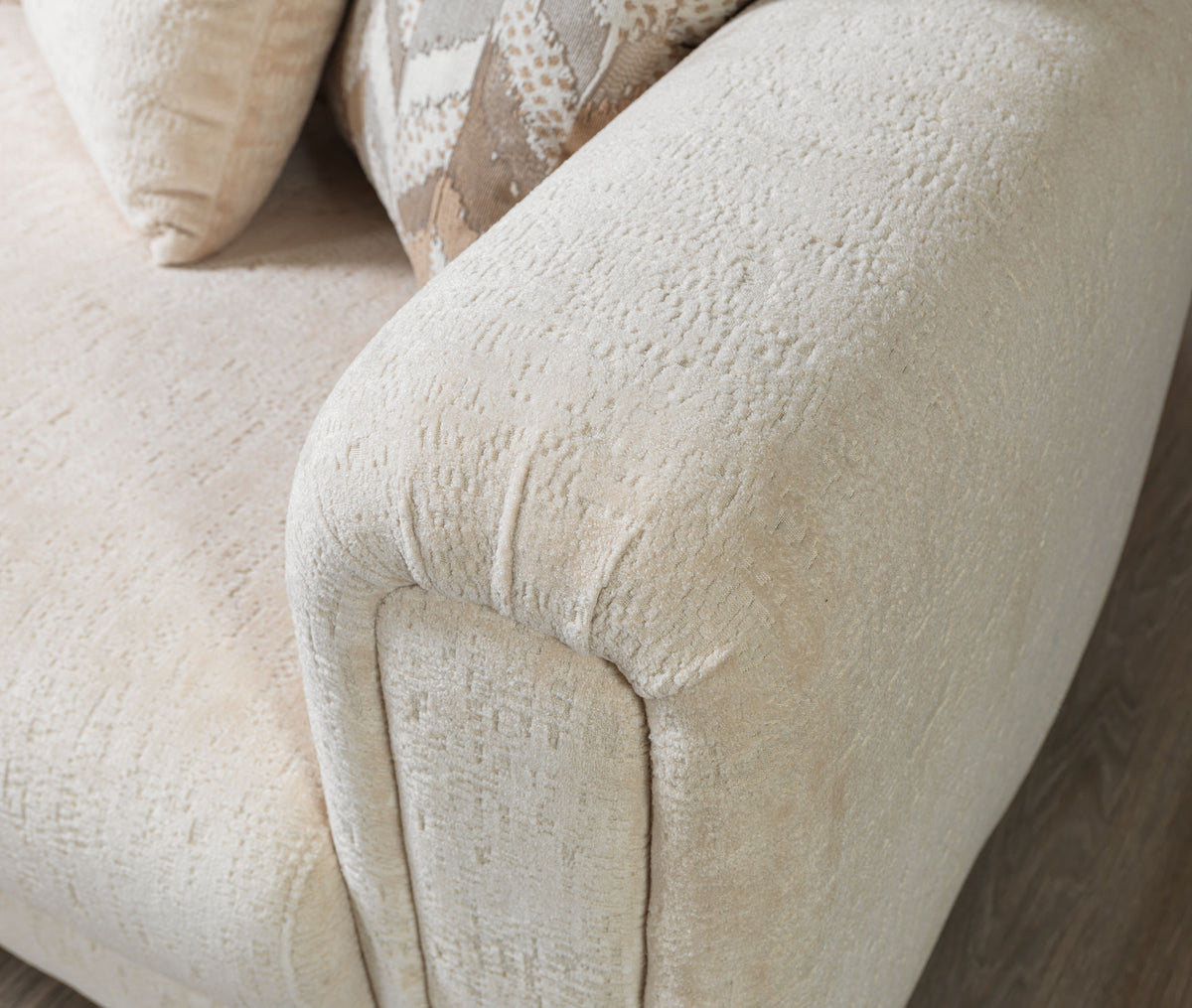 Ameena Ivory Boucle Sofa 93" & Loveseat 71"