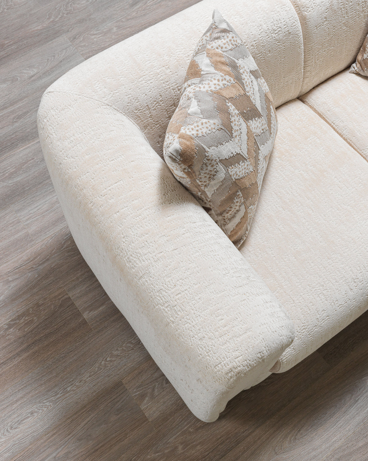Ameena Ivory Boucle Sofa 93" & Loveseat 71"