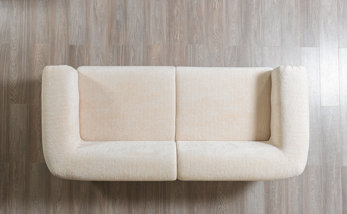 Ameena Ivory Boucle Sofa 93" & Loveseat 71"
