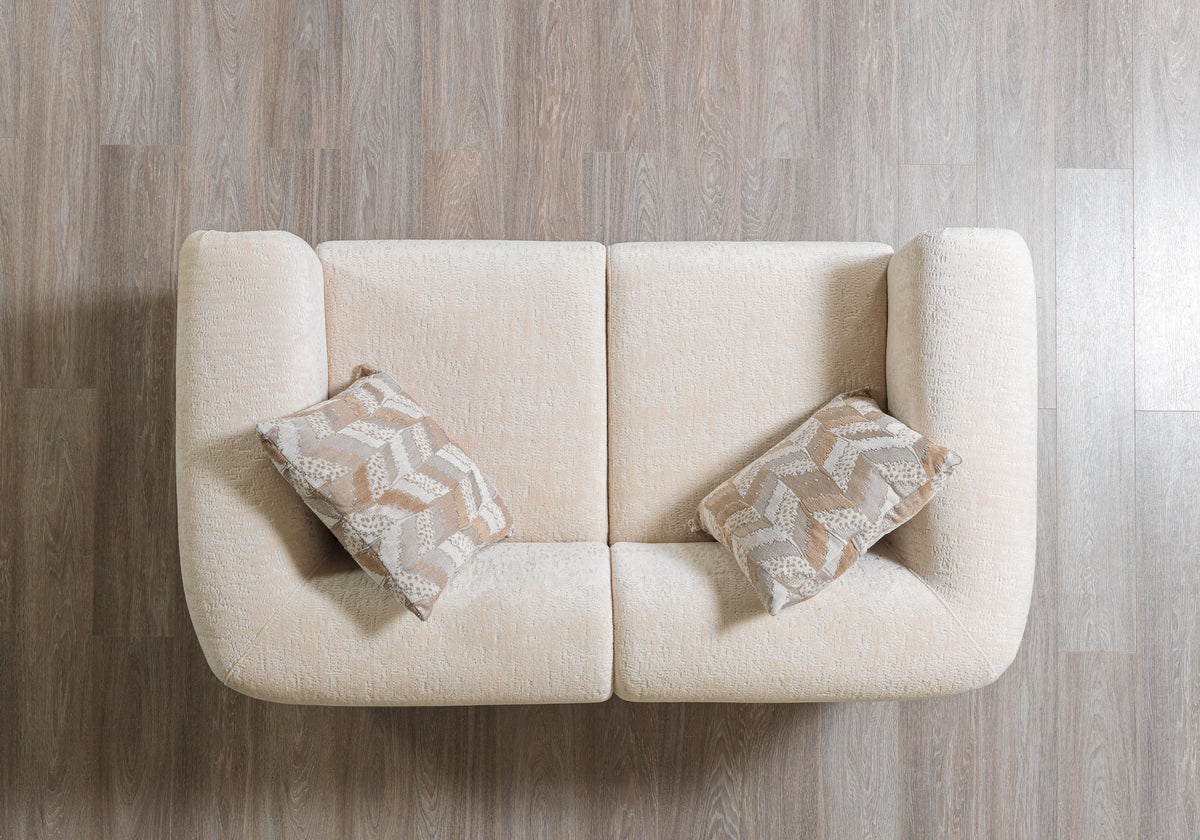 Ameena Ivory Boucle Sofa 93" & Loveseat 71"